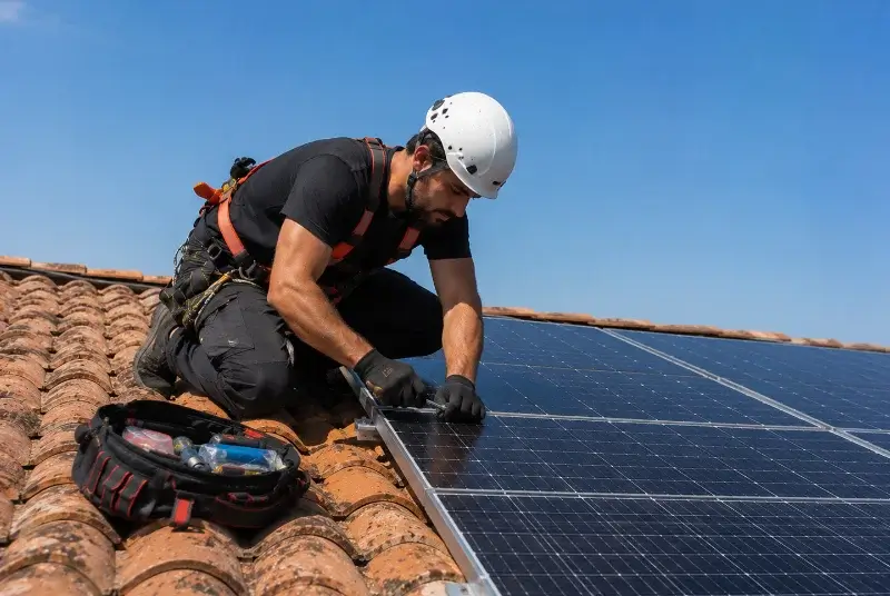 Maintenance et monitoring de panneaux solaires à Teste-de-Buch